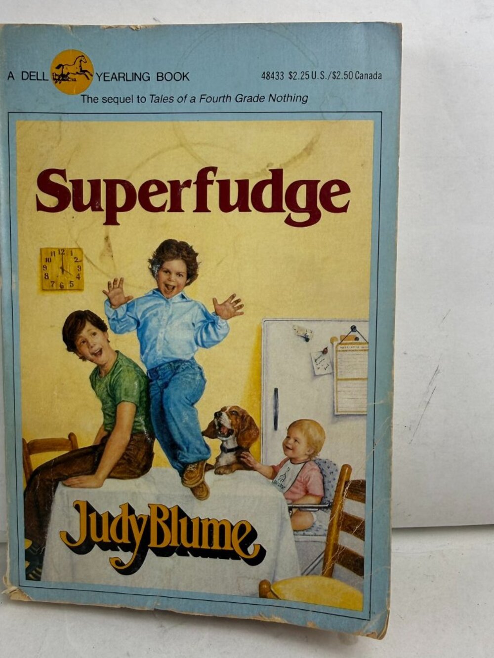Superfudge Judy Blume Vintage Dell Yearling Book ISBN 0-440-48433-2 Reading Copy